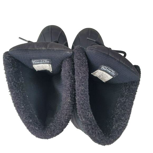 Sorel Womens Snow Boots Size 11 Cumberland Water Wind Resistant Thermolite Black - Picture 8 of 8